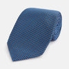 View 1 of product Blue Geometric Silk Tie