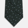 View 3 of product Pale Blue and Green Micro Dot Silk Blend Tie