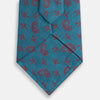 View 3 of product Teal Paisley Silk Tie