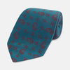 View 1 of product Teal Paisley Silk Tie