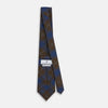 View 4 of product Blue and Brown Tartan Silk Blend Tie