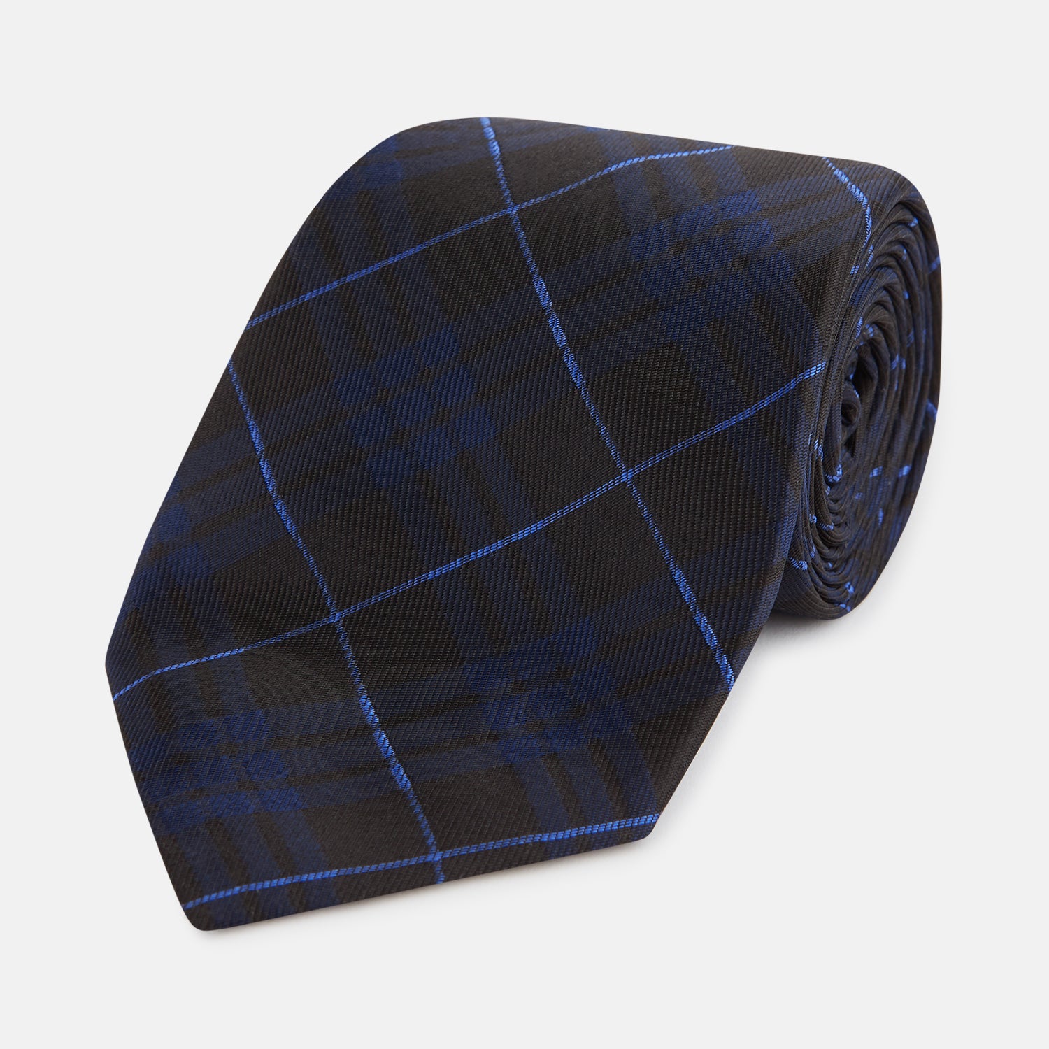 View 1 of product Green Tartan Silk Tie