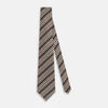 View 2 of product Brown Houndstooth Stripe Silk Tie
