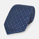 Azzurro Geometric Pin-Dot Silk Tie OS