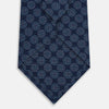 View 3 of product TIES 9.5CM MULTI CIRCLS PRINTED SILK SUPER DRK NVY OS