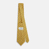 View 4 of product TIES 9.5CM FLORAL JIGSAW PRINTED SILK BANANA OS