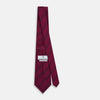 View 4 of product TIES 9.5CM DOT STRIPE PRINTED SILK BURGUNDY OS