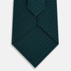 View 3 of product TIES 9.5CM CRCLS AND STR PRINTED SILK FOREST GREEN OS