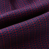 View 4 of product Burgundy Micro-Dot Bar Printed Silk Cravat
