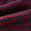 View 4 of product Red Micro-Dot Bar Printed Silk Cravat
