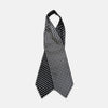 View 1 of product Chequered Navy & White Cravat in Silk