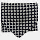 Chequered Navy & White Cravat in Silk