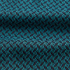 View 4 of product Turquoise Geometric Silk Cravat