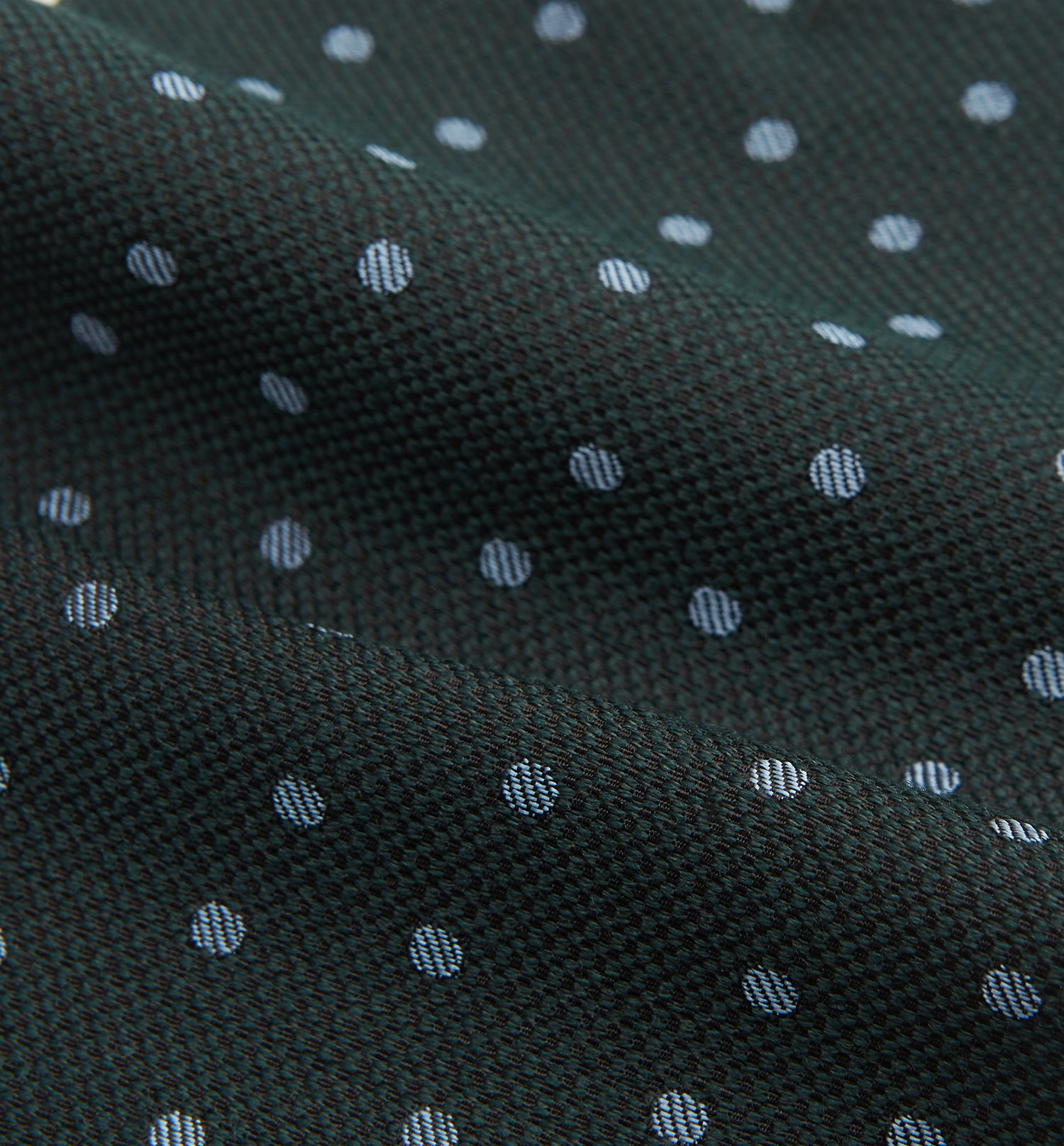 View 4 of product Pale Blue and Green Micro Dot Cravat