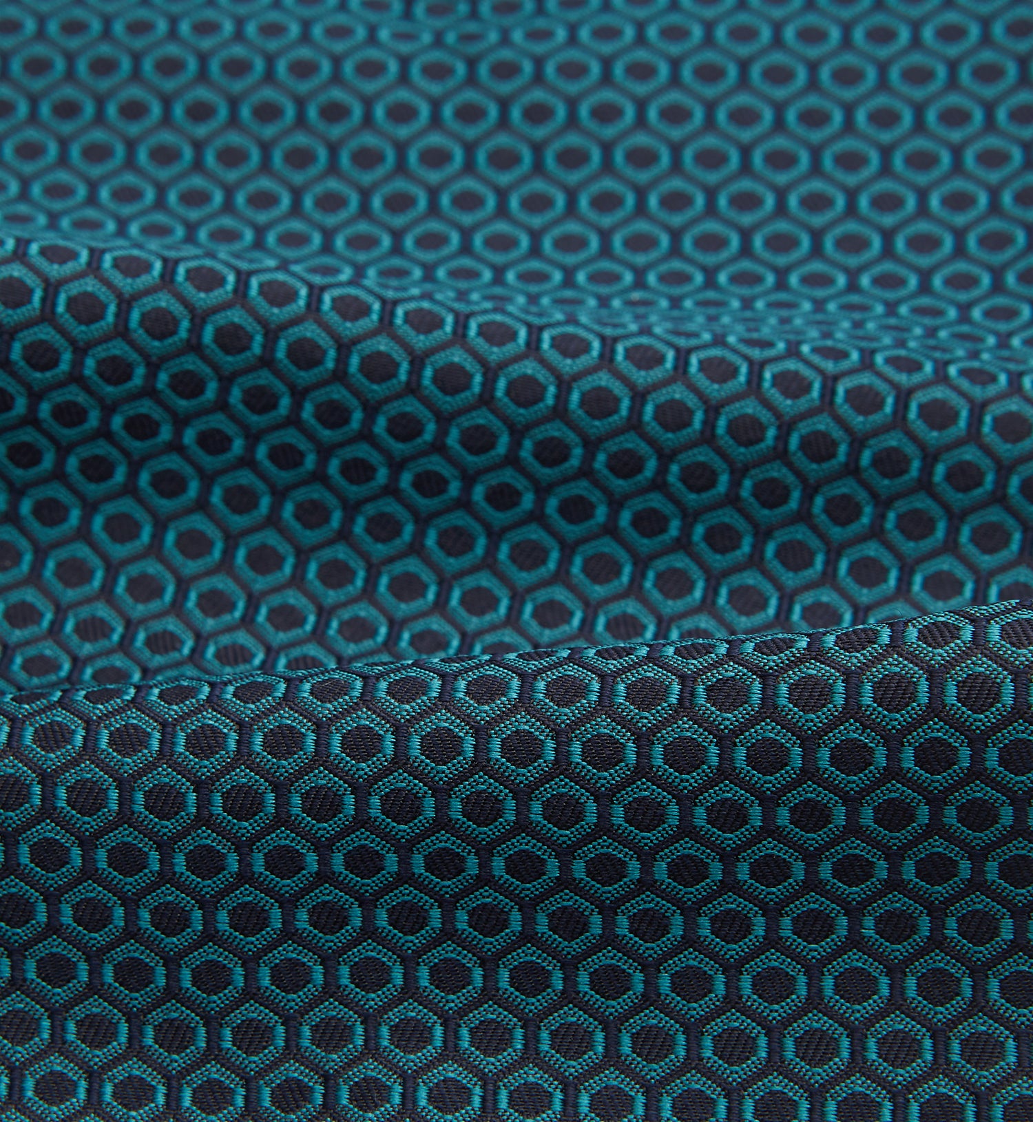 View 4 of product Turquoise Micro Hexagon Cravat