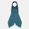 View 2 of product Teal Paisley Silk Cravat