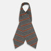 View 2 of product Red Block Stripe Silk Cravat