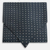 View 1 of product Navy Micro Dot Silk Cravat