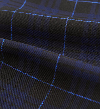 Green Tartan Silk Cravat Image 3