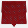 View 1 of product TIES ASCOTS CIRCLES DOTS PRNTED SILK RED OS