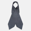 View 2 of product TIES ASCOTS FLOWER PRINTED SILK SUPER DARK NAVY OS