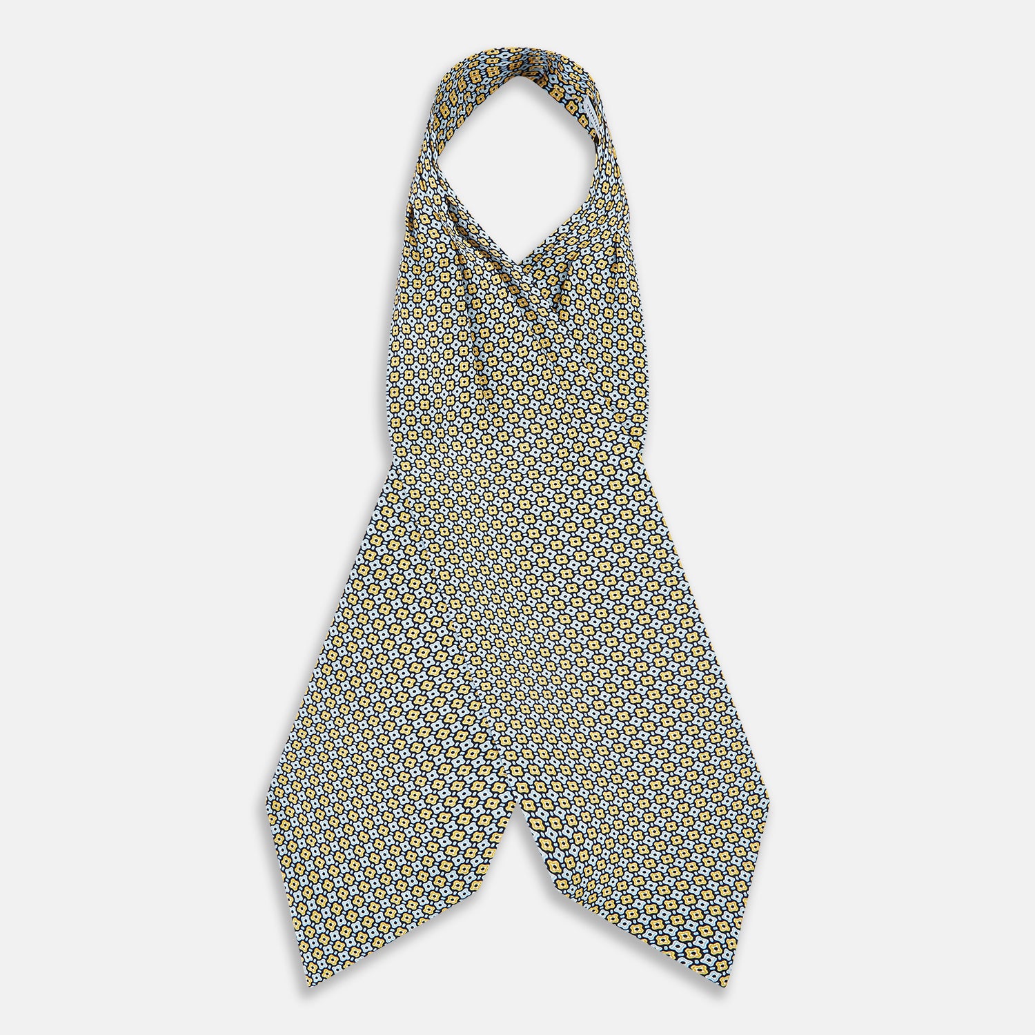 View 2 of product TIES ASCOTS GEOMETRIC MEDALLION PRINTED CITRUS OS