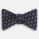 Blue Diamond Silk Bow Tie