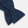 View 3 of product Teal Micro Dot Silk Bow Tie