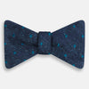 View 1 of product Teal Micro Dot Silk Bow Tie