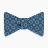 View 3 of product TIES BOWS MLTI CRCLE RINGS PRINTED SILK CHARCOAL OS
