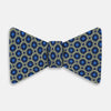 View 1 of product Navy Interlocking Circle Foulard Silk Bow Tie OS