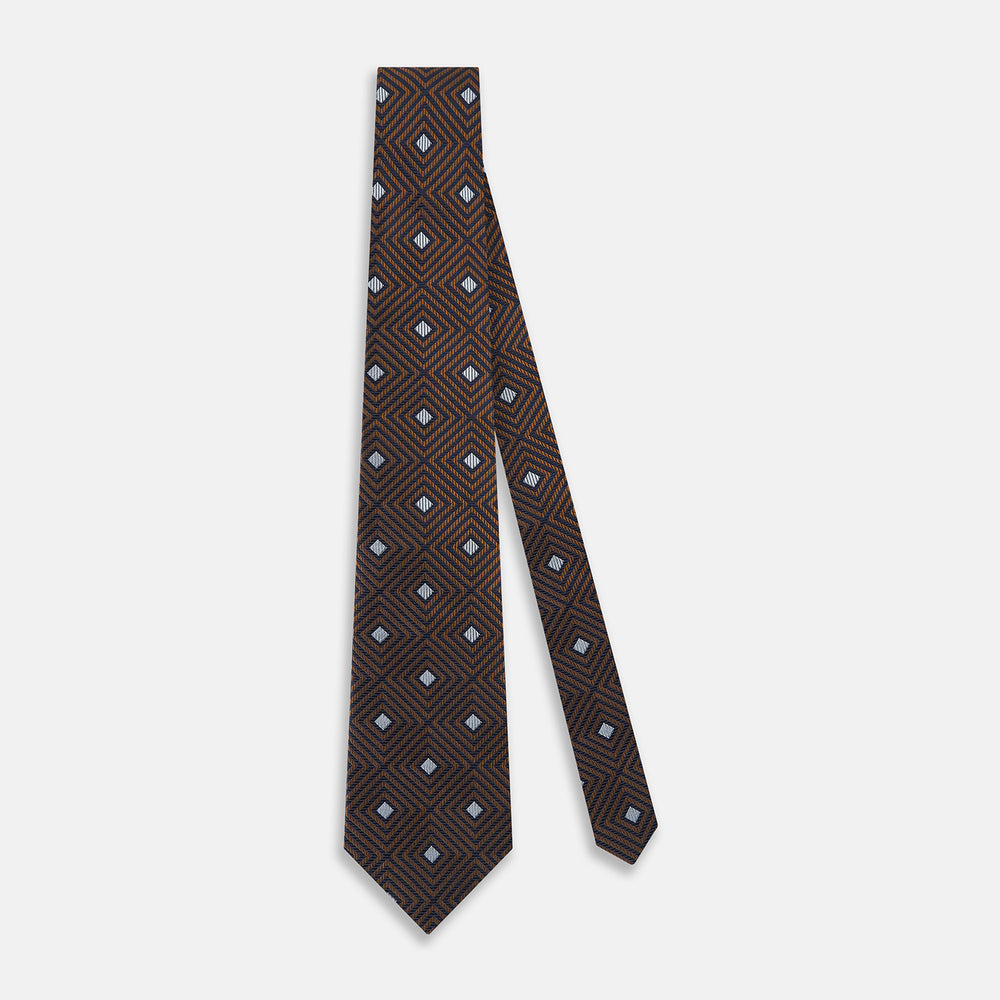 Tomorrow Never Dies Seven-Fold Silk Tie As Seen on James Bond