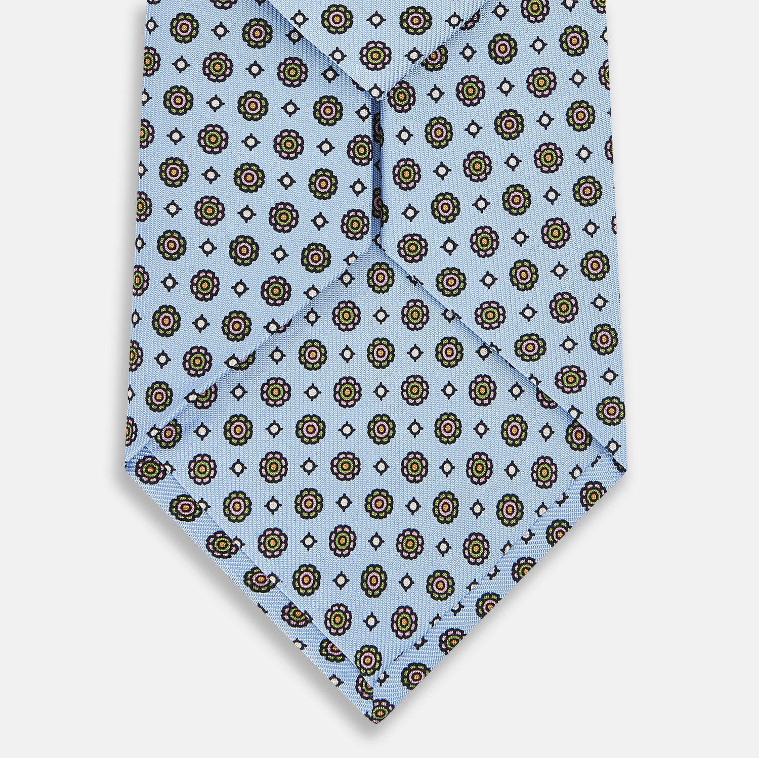 View 3 of product The Great Gatsby Seven-Fold Silk Sky Tie As Seen On Jay Gatsby