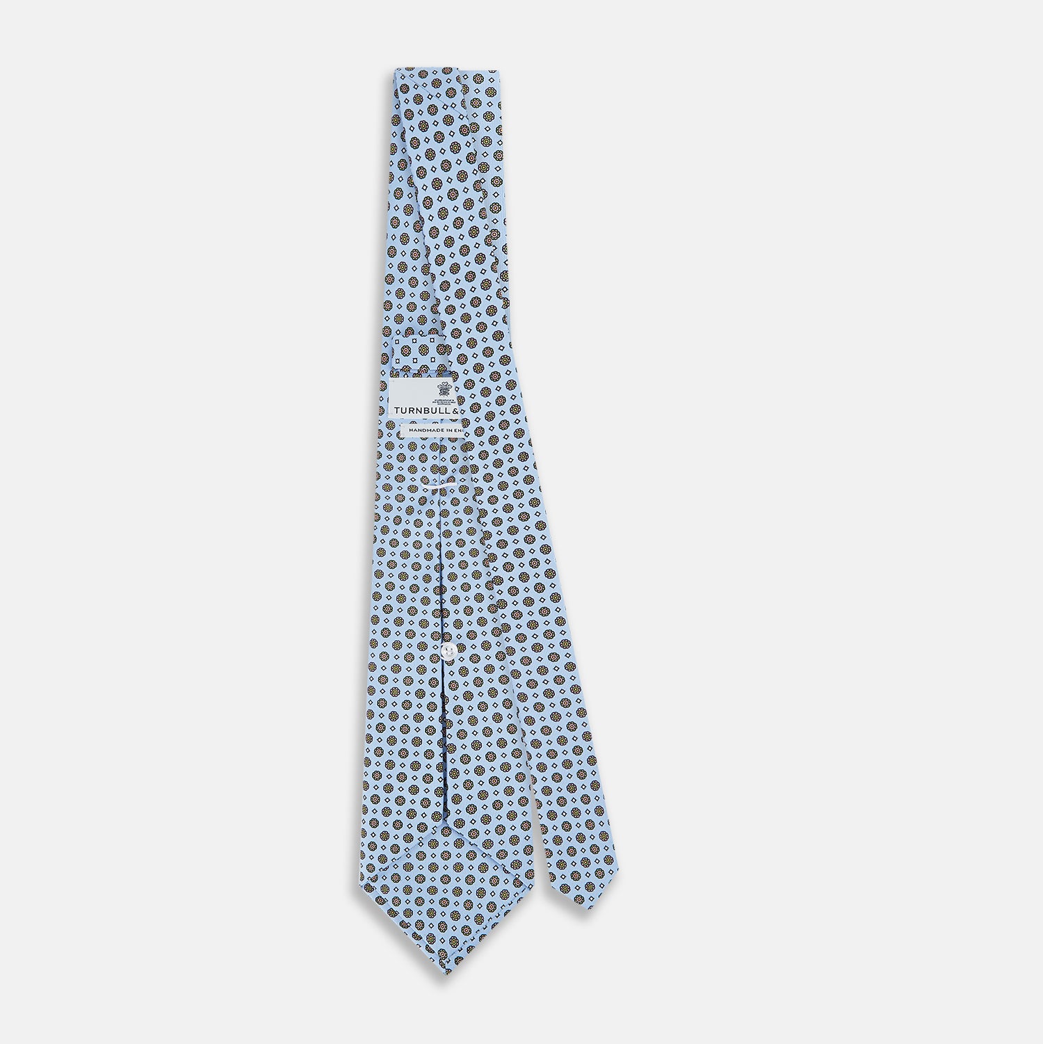 View 4 of product The Great Gatsby Seven-Fold Silk Sky Tie As Seen On Jay Gatsby