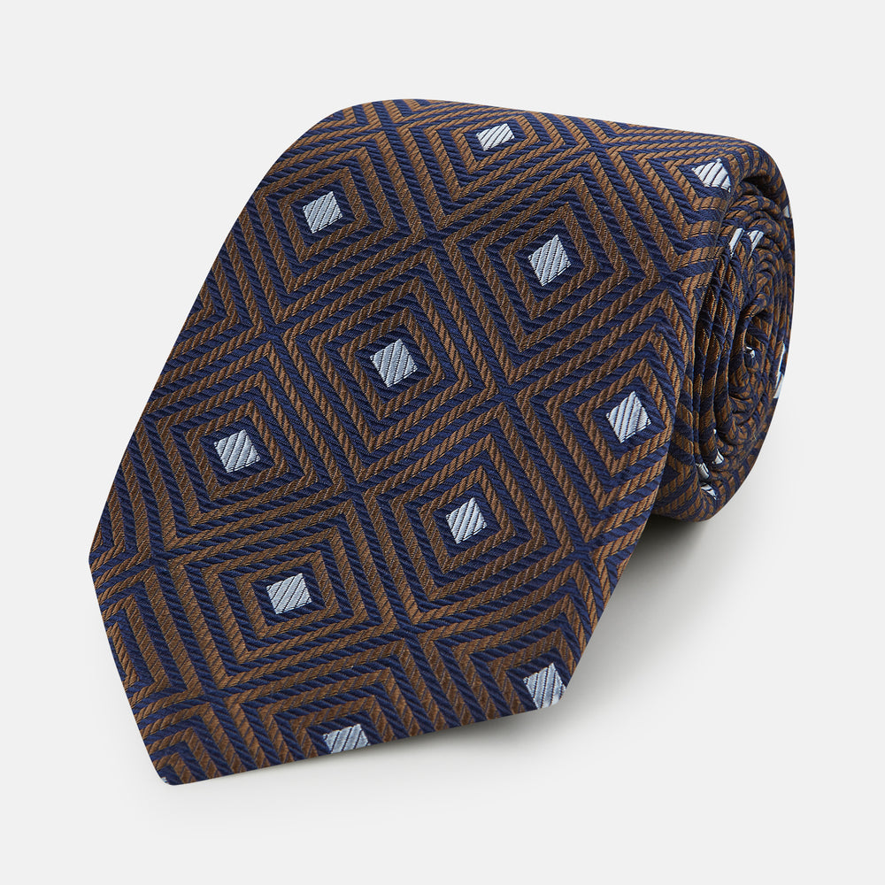 Tomorrow Never Dies Seven-Fold Silk Tie As Seen on James Bond