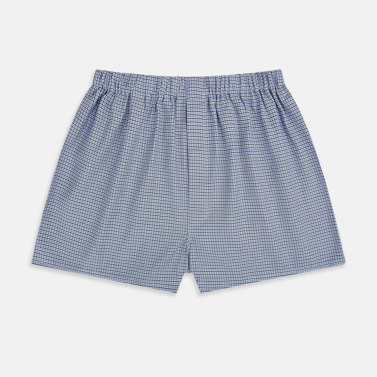 View 1 of product Blue Houndstooth Godfrey Boxer Shorts