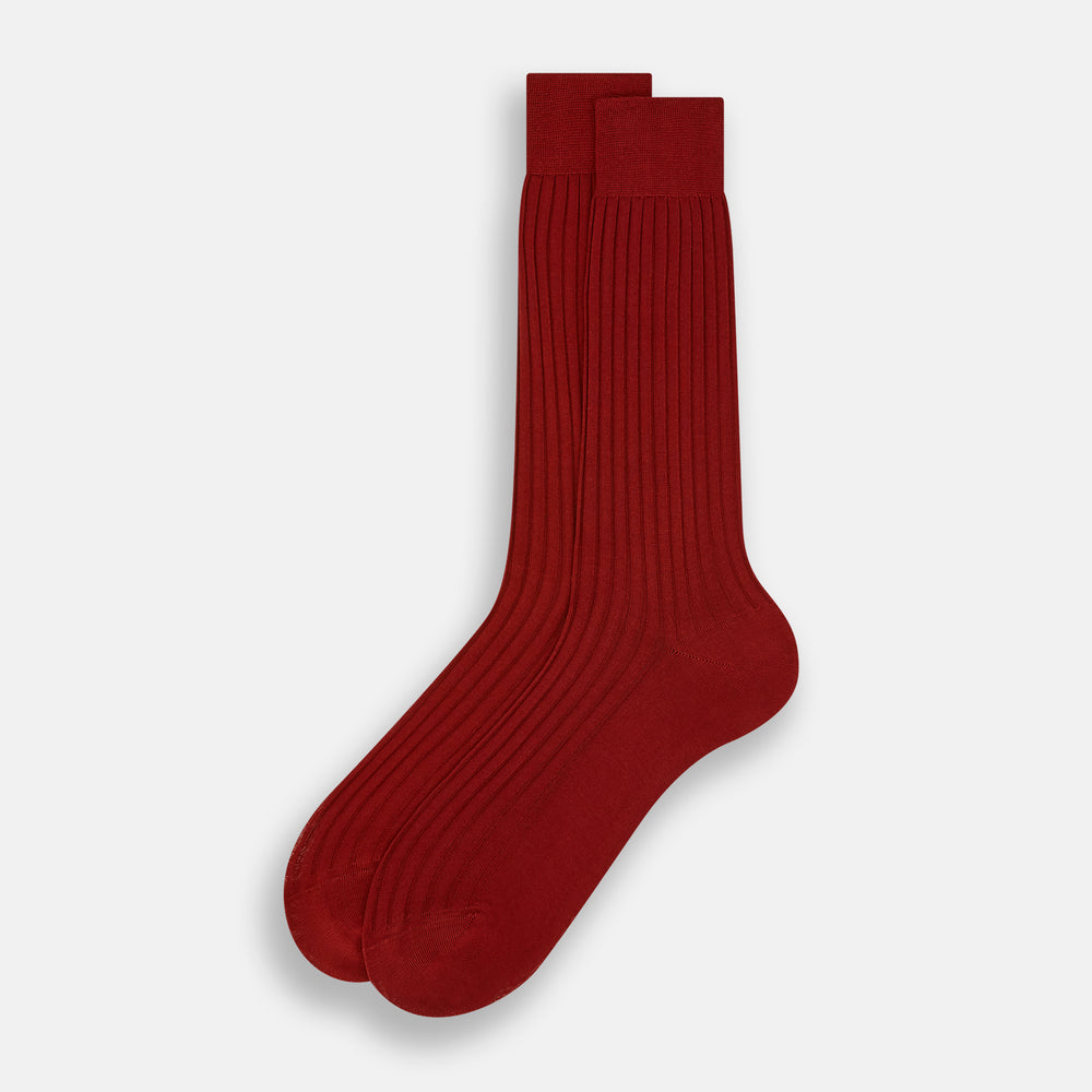 Wine Mid-Length Socks