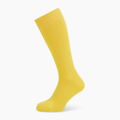 Charteuese Lemon Mid-Length Socks Image 4