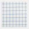 View 2 of product Colony Blue Grid Check Hand-Rolled Handkerchief