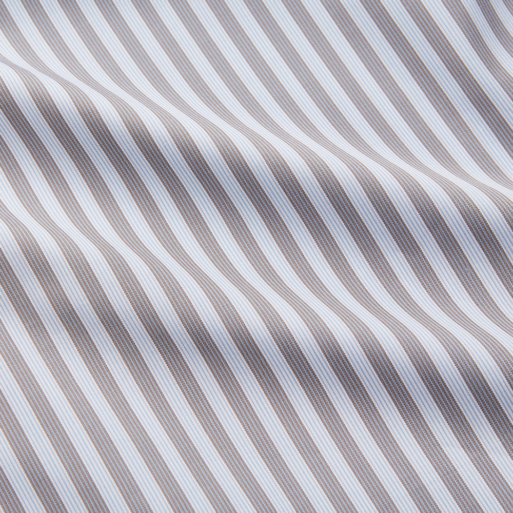 Pale Blue Multi Stripe Cotton Quin Pyjamas