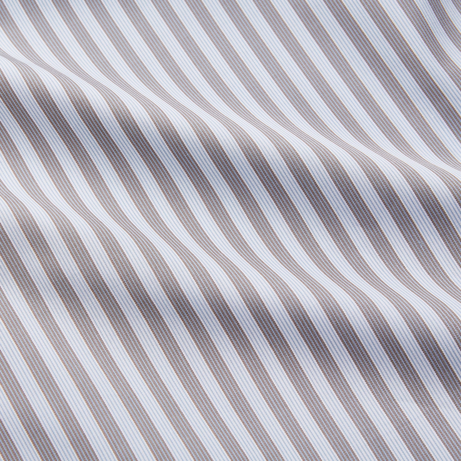 View 3 of product Pale Blue Multi Stripe Cotton Quin Pyjamas