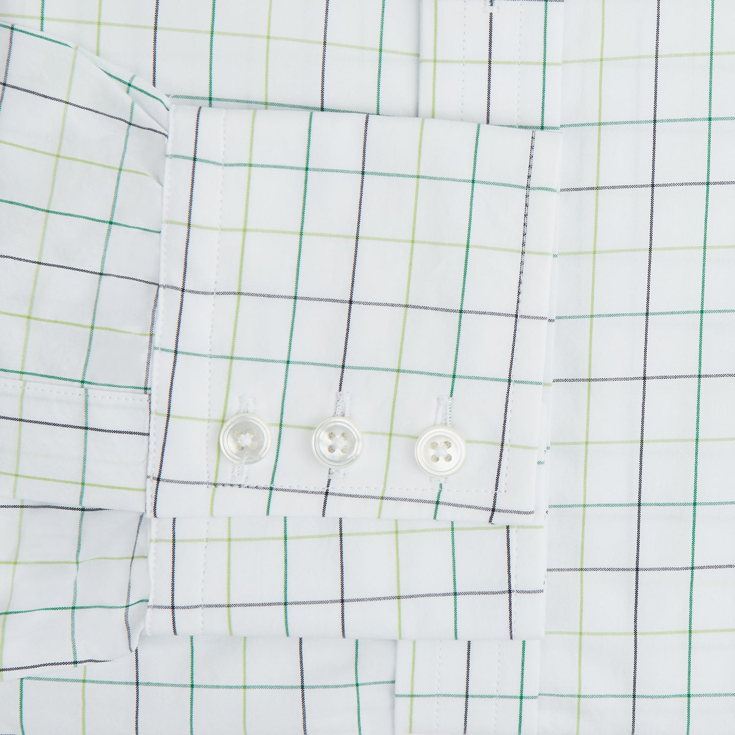 View 4 of product Dark Green Grid Check Mayfair Shirt
