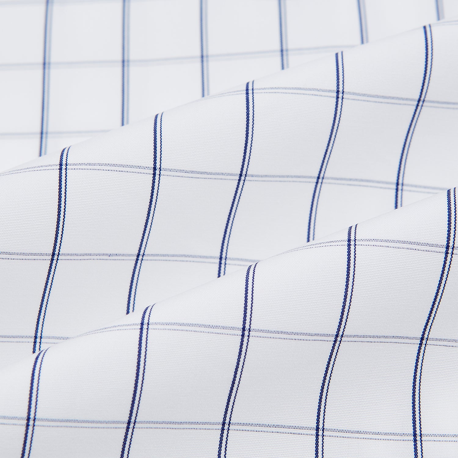 Image 8 of product Dark Navy Double-Line Checked Westminster Shirt