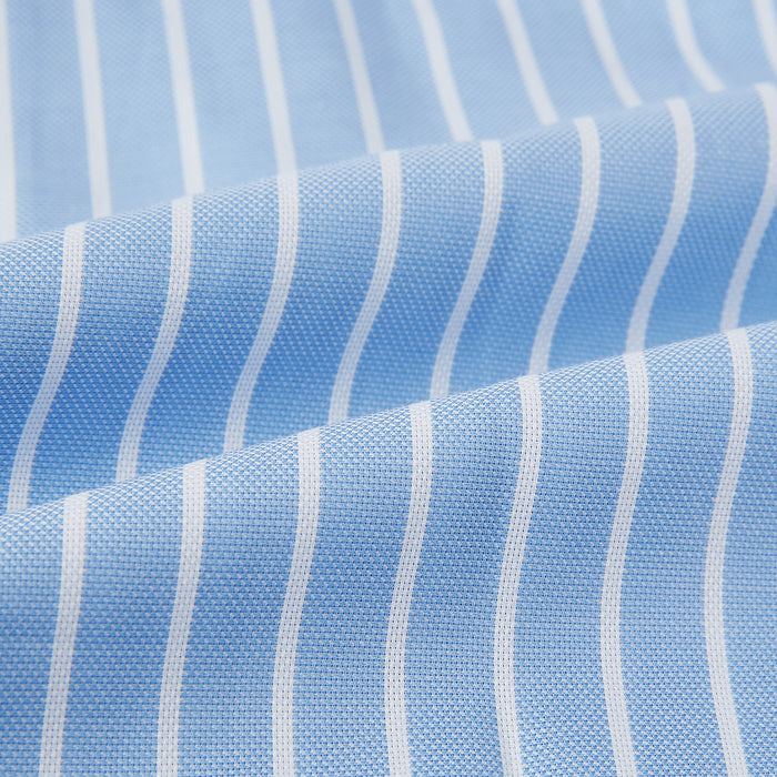 White and Blue Stripe Quarzo Nightshirt Image 4