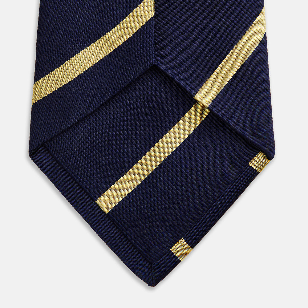 BLAZER STRIPE NAVY LEO TIE