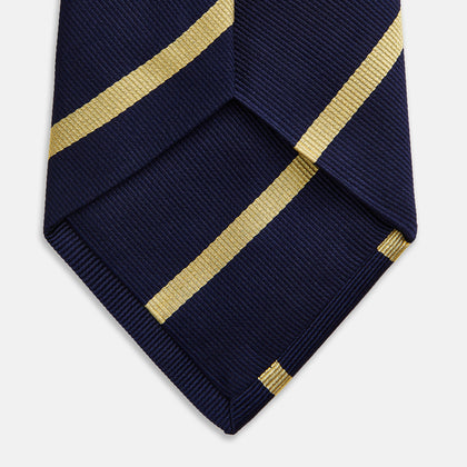 BLAZER STRIPE NAVY LEO TIE Image 3