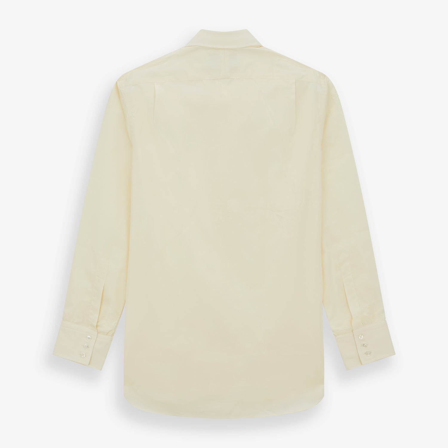 View 5 of product Cream Cotton Shirt with T&A Collar and 3-Button Cuffs