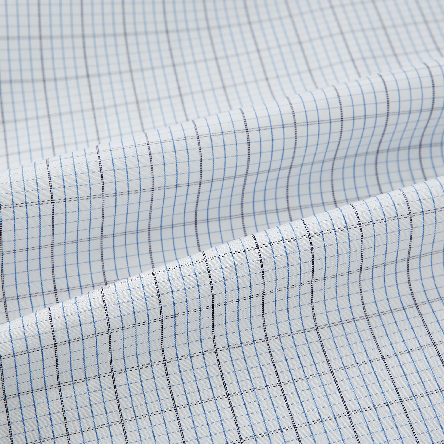 View 6 of product Navy and Blue Multi Grid Check Mayfair Shirt