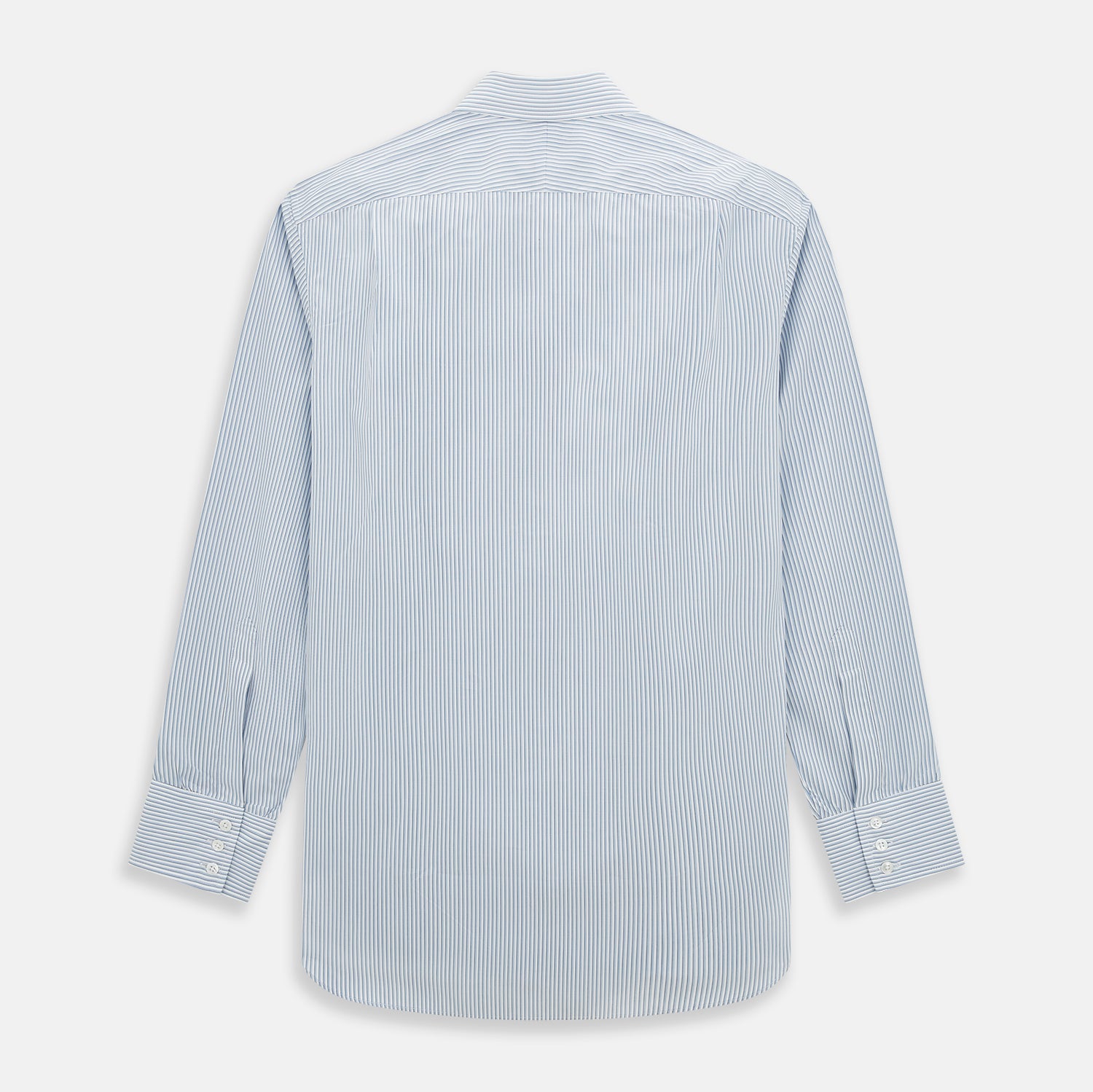 View 3 of product Sky Blue Shadow Pinstripe Mayfair Shirt