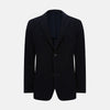 View 1 of product NAVY KNITTED CAMBRIDGE BLAZER